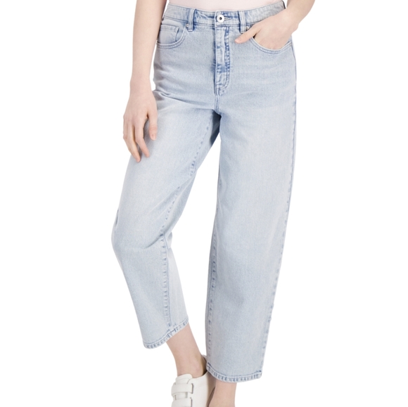 Style & Co. Denim - Style & Co High Rise Straight Leg Mom 90s Jean Light Wash Denim Size 10